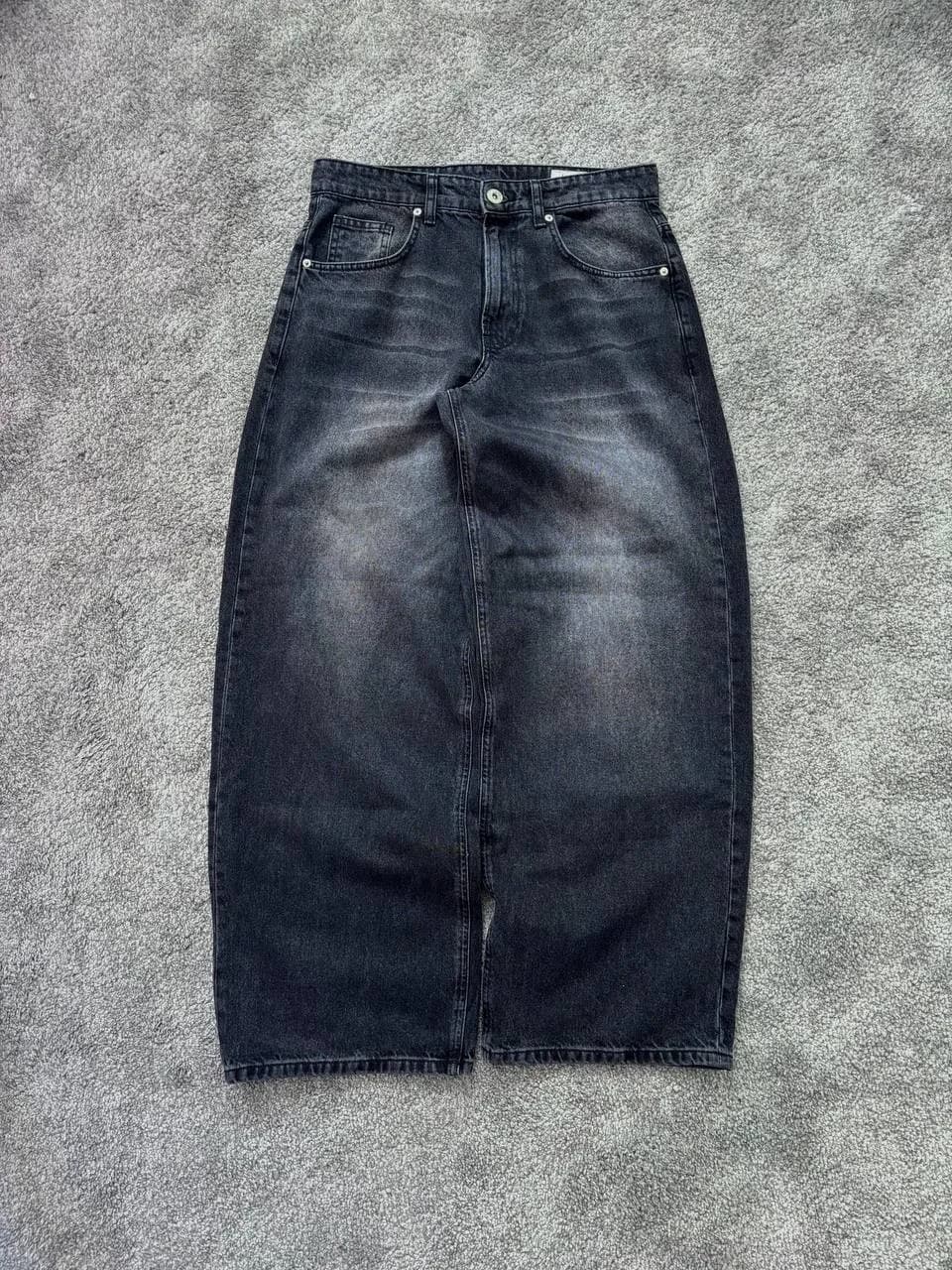 Taşlamalı Baggy Jeans - 2
